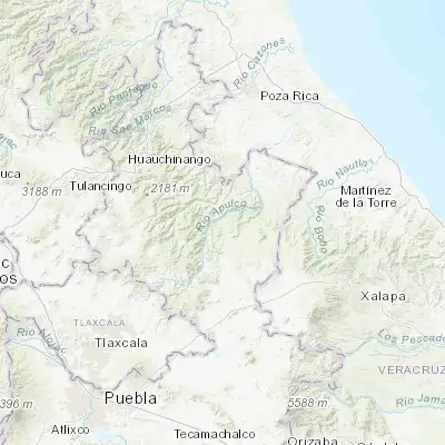 Map showing location of Xalacapan de Lucke (19.904030, -97.590470)