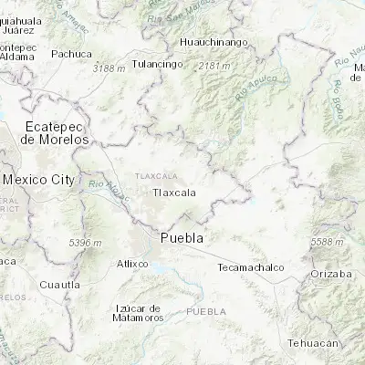 Map showing location of Xaloztoc (19.407750, -98.046020)