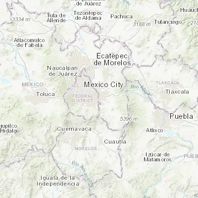 Map showing location of Xico (19.270320, -98.950880)