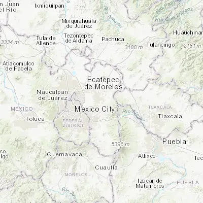 Map showing location of Xochimanca (19.490520, -98.824330)