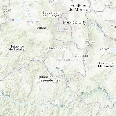 Map showing location of Xochitepec (18.780800, -99.230490)