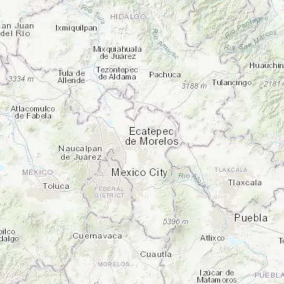 Map showing location of Xometla (19.642810, -98.881710)