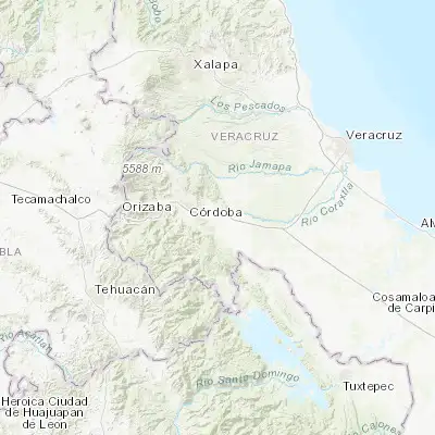 Map showing location of Yanga (18.832880, -96.798370)