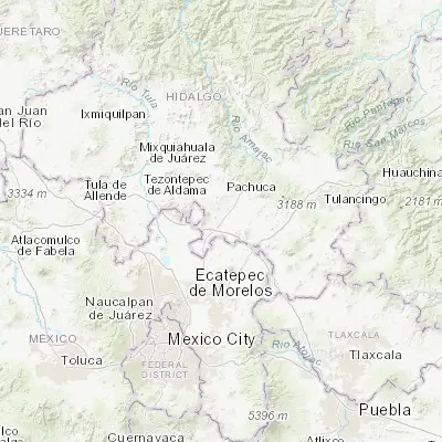 Map showing location of Zapotlán de Juárez (19.977090, -98.864200)