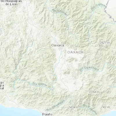 Map showing location of Zimatlán de Álvarez (16.869390, -96.784350)