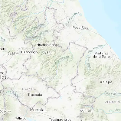 Map showing location of Zoatecpan (19.934440, -97.620280)