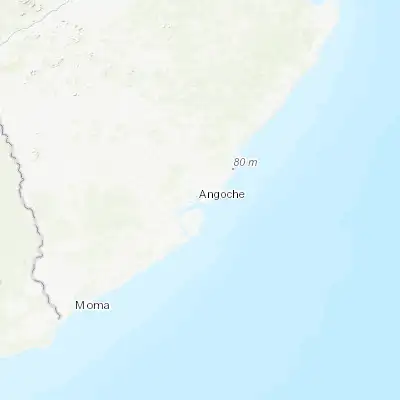 Map showing location of António Enes (-16.232500, 39.908610)
