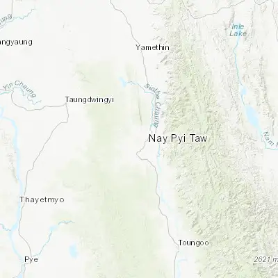Map showing location of Nay Pyi Taw (19.745000, 96.129720)