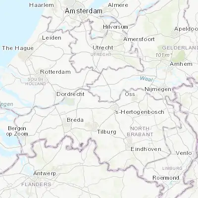 Map showing location of Aalburg (51.754820, 5.131560)