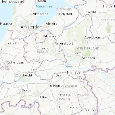 Map showing location of Amerongen (52.002500, 5.459720)