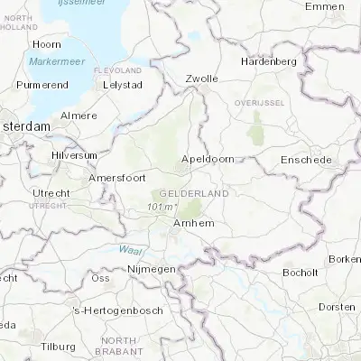 Map showing location of Beekbergen (52.160000, 5.963890)