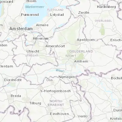 Map showing location of Bennekom (51.998330, 5.676390)
