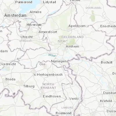 Map showing location of Beuningen (51.860830, 5.766670)