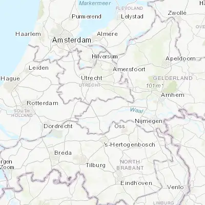 Map showing location of Beusichem (51.950000, 5.291670)