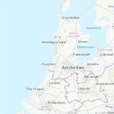 Map showing location of Beverwijk (52.483330, 4.656940)