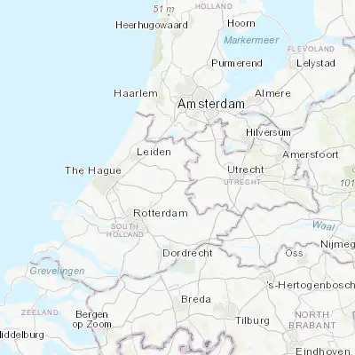 Map showing location of Bodegraven (52.082500, 4.750000)