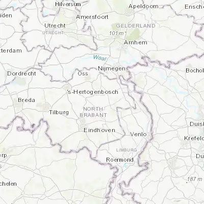 Map showing location of Boekel (51.603330, 5.675000)