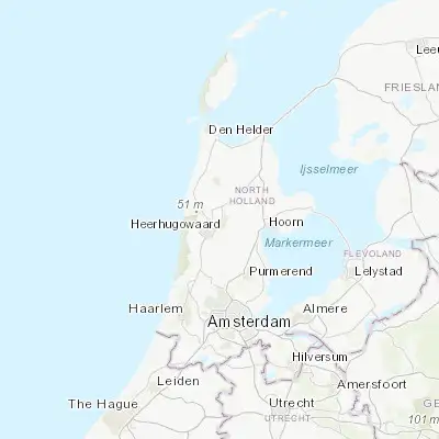 Map showing location of Broek op Langedijk (52.674170, 4.805560)