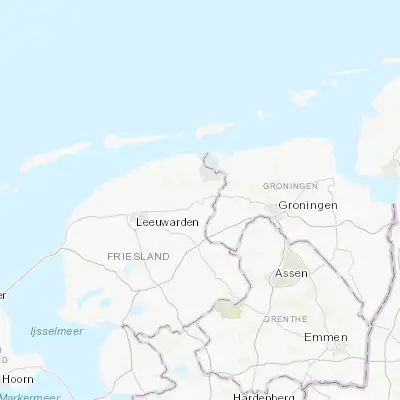 Map showing location of Buitenpost (53.251660, 6.144830)