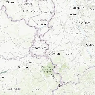 Map showing location of Chevremont (50.875540, 6.059810)