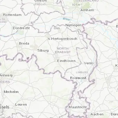 Map showing location of De Doornakkers (51.438440, 5.508870)