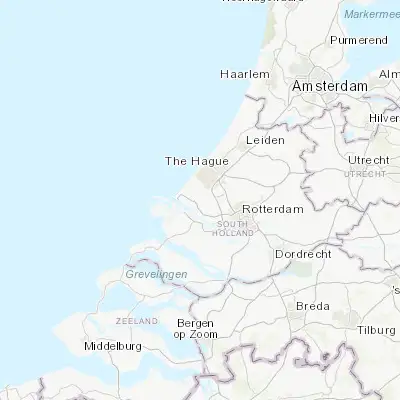 Map showing location of De Lier (51.975000, 4.248610)