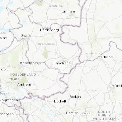 Map showing location of Delden (52.260000, 6.711110)
