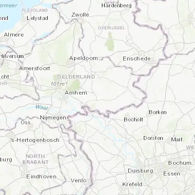 Map showing location of Doetinchem (51.965000, 6.288890)