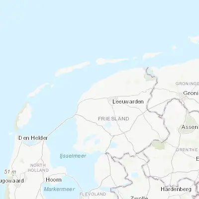 Map showing location of Dronryp (53.200000, 5.650000)