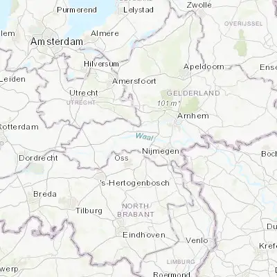 Map showing location of Druten (51.888330, 5.605560)