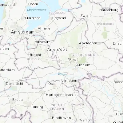 Map showing location of Ede (52.033330, 5.658330)