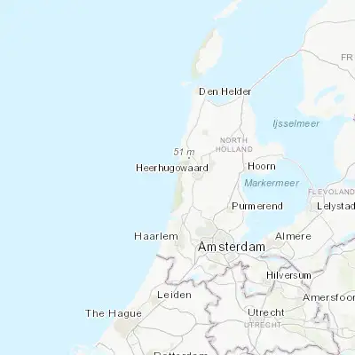 Map showing location of Egmond aan Zee (52.620400, 4.627050)