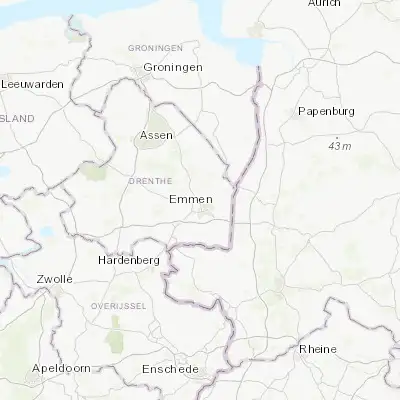 Map showing location of Emmermeer (52.800710, 6.893150)