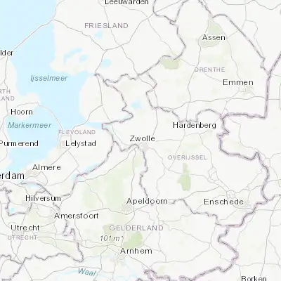 Map showing location of Frankhuis (52.525000, 6.068060)