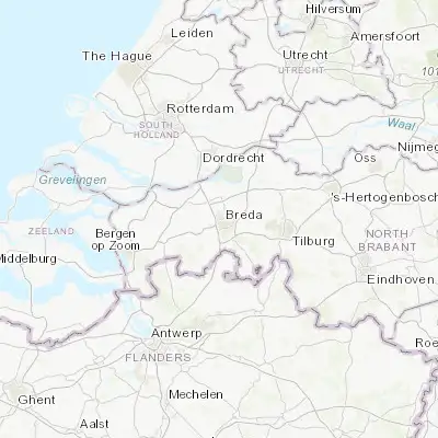 Map showing location of Gageldonk (51.601670, 4.738890)