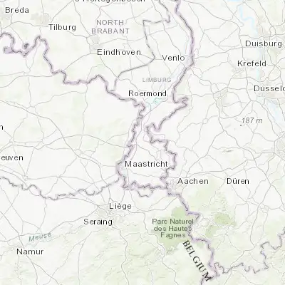Map showing location of Geleen (50.974170, 5.829170)