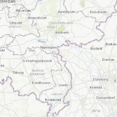 Map showing location of Gennep (51.698330, 5.973610)