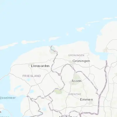 Map showing location of Grijpskerk (53.262500, 6.308330)