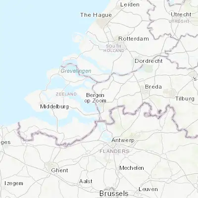 Map showing location of Halsteren (51.528340, 4.267850)