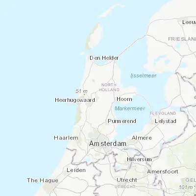 Map showing location of Heerhugowaard (52.671440, 4.848620)