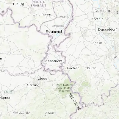 Map showing location of Heerlen (50.883650, 5.981540)