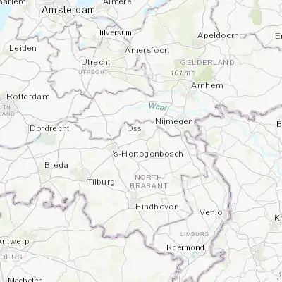 Map showing location of Heesch (51.733620, 5.526720)