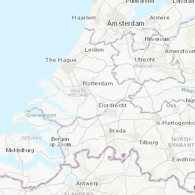 Map showing location of Hendrik-Ido-Ambacht (51.844170, 4.638890)