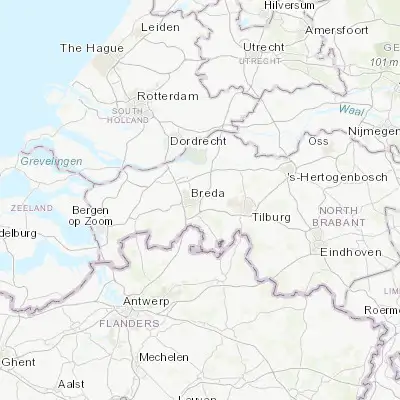 Map showing location of Heusdenhout (51.588110, 4.819300)