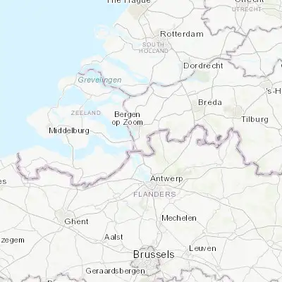 Map showing location of Hoogerheide (51.424170, 4.325000)