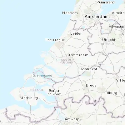 Map showing location of Hoogvliet (51.863330, 4.362500)