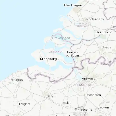 Map showing location of Kapelle (51.486270, 3.958040)