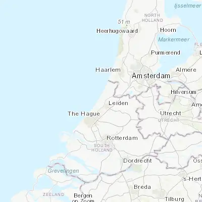Map showing location of Katwijk aan den Rijn (52.194170, 4.422220)