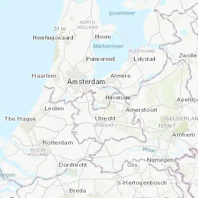 Map showing location of Kortenhoef (52.239170, 5.106940)