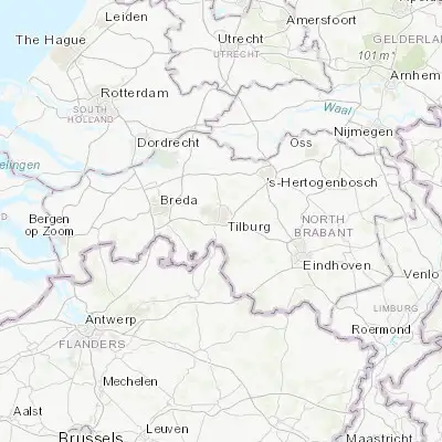 Map showing location of Korvel (51.549540, 5.070790)